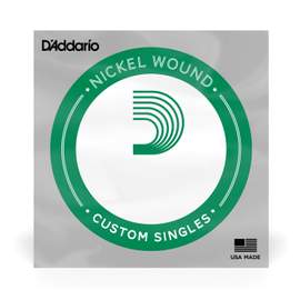 D'Addario NW065 Nickel Wound Electric Guitar Single String, .065