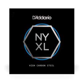 D'Addario NYS0125 Single Plain Steel Guitar String, .0125