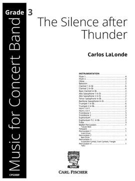 Lalonde, C: The Silence after Thunder B flat major