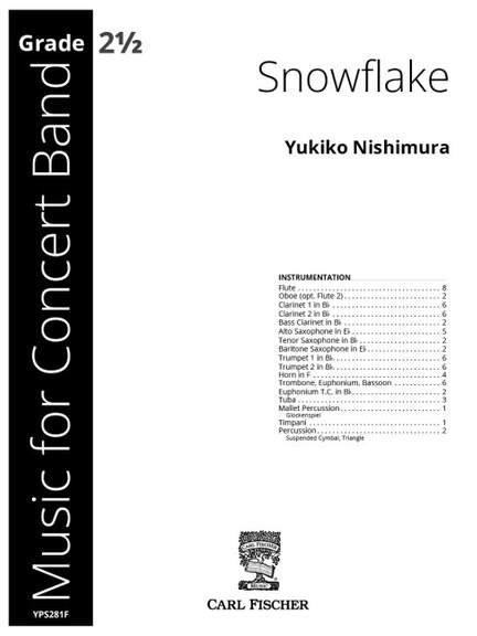 Nishimura, Y: Snowflake E flat major