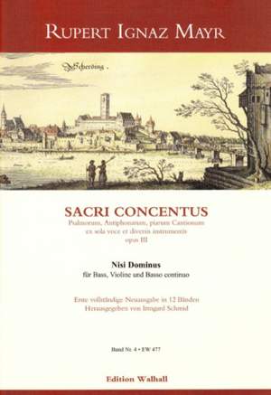 Mayr, R I: Nisi Dominus (Psalm 126/127) op. 3