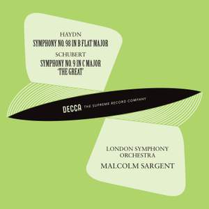 Haydn: Symphony No. 98; Schubert: Symphony No. 9
