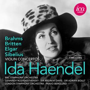 Britten, Brahms, Elgar & Sibelius: Violin Concertos