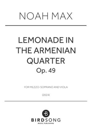 Noah Max: Lemonade in the Armenian Quarter