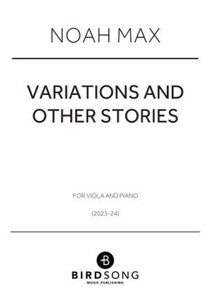 Noah Max: Variations and Other Stories