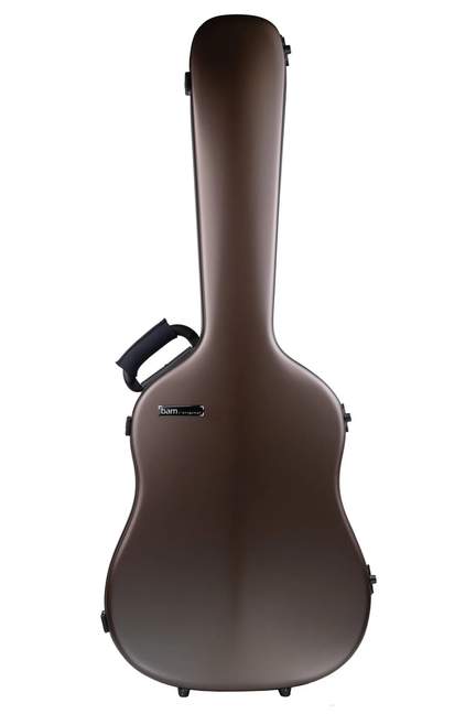 BAM Steels Hightech Dreadnought Guitar Case Brown