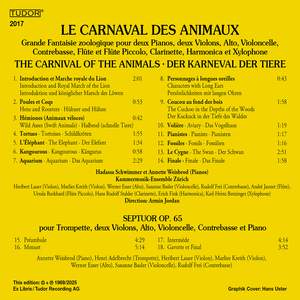 Camille Saint-Saëns: Le Carnaval des Animaux / Septuor op. 65