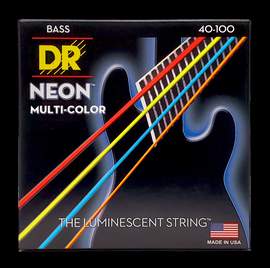 DR Strings Hi-Def Neon Multi-Colour Bass Light