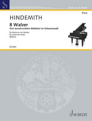 Hindemith, Paul: 8 Waltzes op. 6