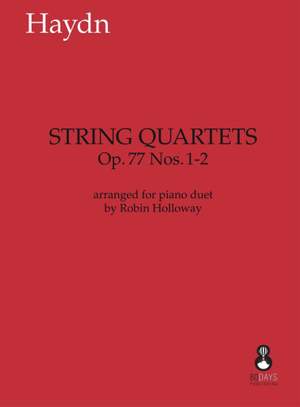 Joseph Haydn: String Quartets Op. 77 1-2