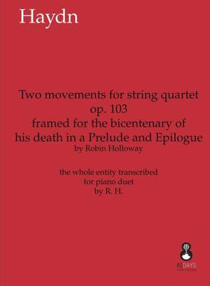 Joseph Haydn: String Quartets Op. 103