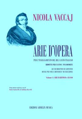 Nicola Vaccaj: Arie d'Opera