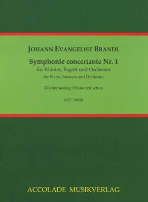 Brandl, J E: Symphonie concertante Nr. 1 B flat major