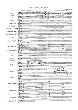 Bax, Arnold: November Woods, Tone Poem