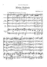 Juon, Paul: Little Symphony for String Orchestra Op. 87
