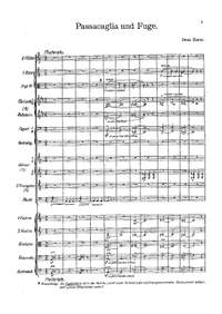 Knorr, Iwan: Passacaglia and Fugue for large orchestra