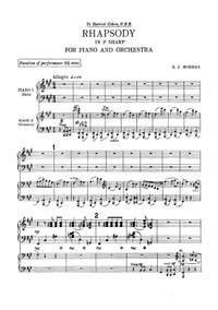 Moeran, Ernest John: Rhapsody in F sharp for Piano & Orchestra (Piano Reduction, 2 copies)