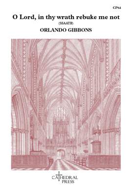 Gibbons: O Lord, in thy wrath rebuke me not