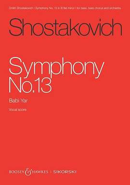 Shostakovich, D: Symphony No. 13 B flat minor op. 113