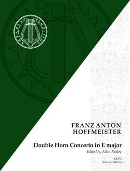 Hoffmeister, F A: Double Horn Concerto in E major E major