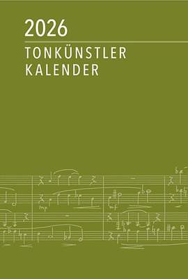 Tonkünstler-Kalender 2026
