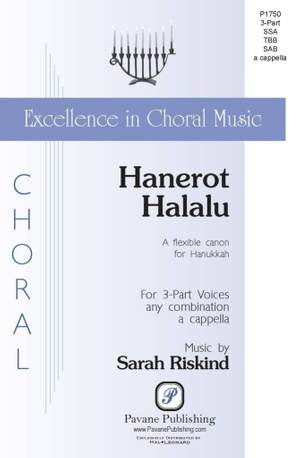 Sarah Riskind: Hanerot Halalu