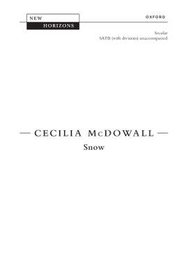 McDowall, Cecilia: Snow