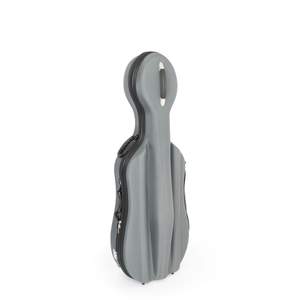 Sonix 45VC moulded cello case in grey - 1/4