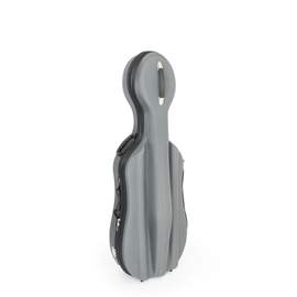 Sonix 45VC moulded cello case in grey - 3/4