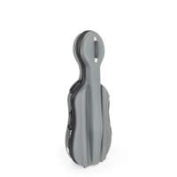Sonix 45VC moulded cello case in grey - 4/4 size