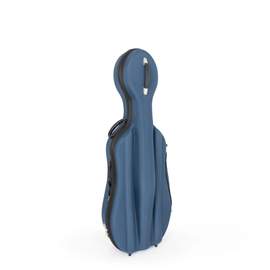 Sonix 45VC moulded cello case in blue - 1/4