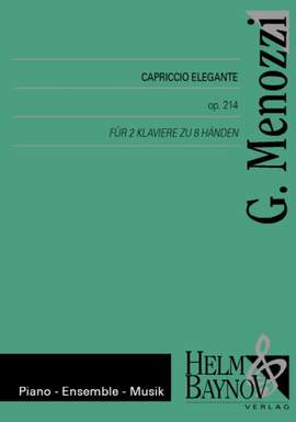 Menozzi, G: Capriccio Elegante op. 214 op. 214