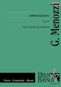 Menozzi, G: Capriccio Elegante op. 214 op. 214
