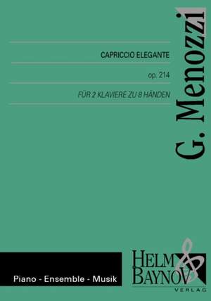 Menozzi, G: Capriccio Elegante op. 214 op. 214