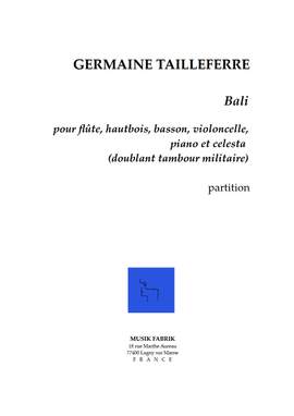 Tailleferre, Germaine: Bali