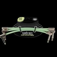 Ernie Ball 6" Glow-in-the-Dark Flex Patch Cable - 3-pack