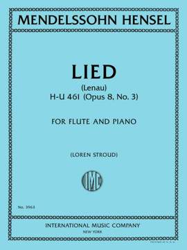 Fanny Mendelssohn Hensel: Lied (Lenau), H-U 461 (Opus 8, No. 3)