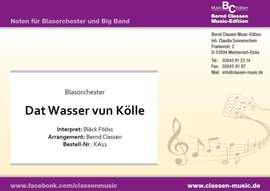 Blaeck Foeoess: Dat Wasser vun Kölle