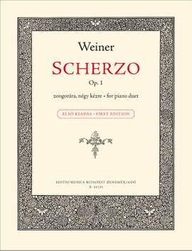 Weiner, Leo: Scherzo Op.1 (piano duet)