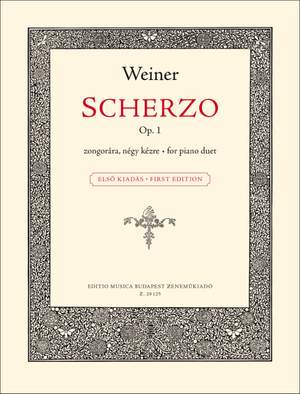 Weiner, Leo: Scherzo Op.1 (piano duet)