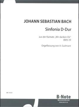 Sinfonia D-Dur D major BWV 29