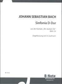 Sinfonia D-Dur D major BWV 29