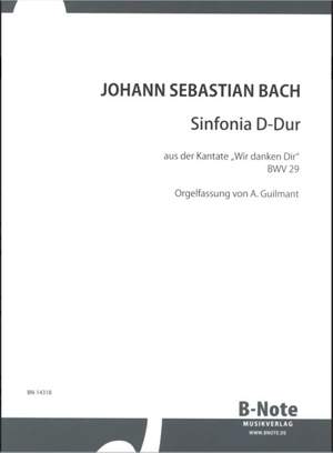 Sinfonia D-Dur BWV 29