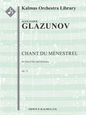 Glazunov, Alexander: Chant du Menestrel, Op. 71