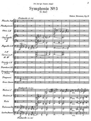 Børresen, Hakon: Concerto for Violin and Orchestra in G major Op.11