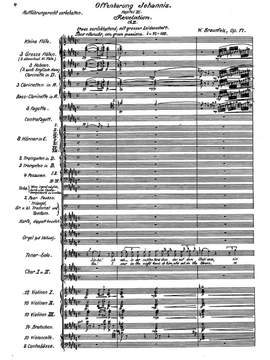 Braunfels, Walter: Offenbarung Johannis, op. 17 für Tenor, Doppelchor und großes Orchester
