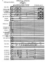 Braunfels, Walter: Offenbarung Johannis, op. 17 für Tenor, Doppelchor und großes Orchester