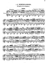 Lange-Müller, Peter Erasmus: I Alhambra, Suite for Orkester Op. 3 (Piano arrangement for four hands / performance score)