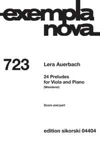 Auerbach, L: 24 Preludes for Viola and Piano