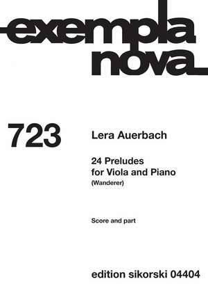 Auerbach, L: 24 Preludes for Viola and Piano